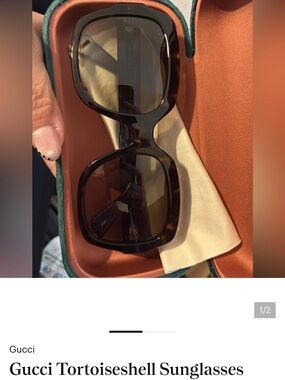 Gucci Tortoiseshell Women’s Sunglasses - Classic Brown bundle juliamarie only
